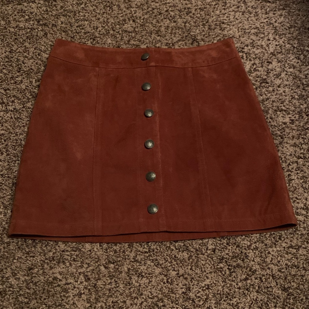 Gianna Bini Suede Mini Skirt